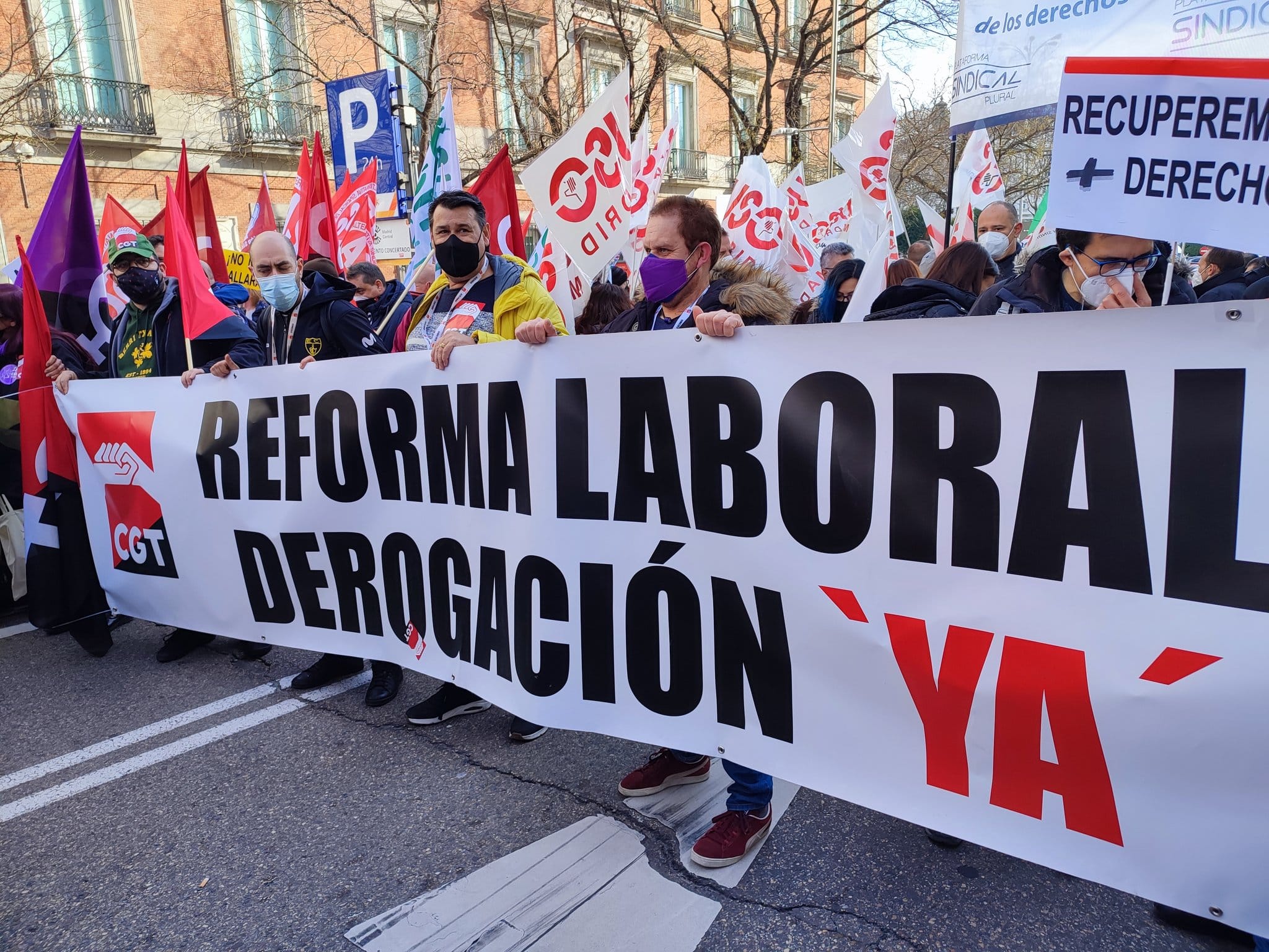 Movilizaciones por la derogación real de la reforma laboral 3F